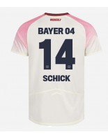 Bayer Leverkusen Patrik Schick #14 Venkovní Dres 2025-26 Krátký Rukáv Bayer Leverkusen Patrik Schick #14 Venkovní Dres 2025-26 Krátký Rukáv